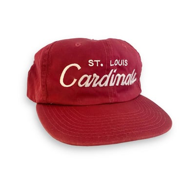 vintage Cardinals hat / St Louis Cardinals / 1980s St. Louis Cardinals Sports Specialties twill snapback hat cap 