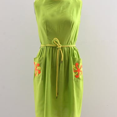 Vintage 60's Green Sundress