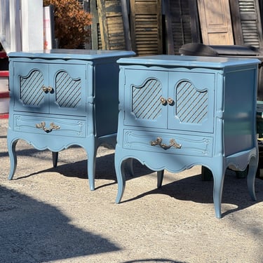 Pair of French-Style Nightstands