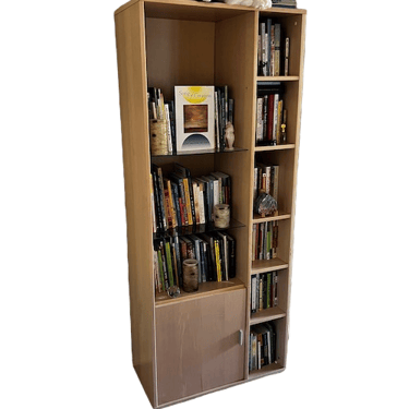 Tall Bookcase w/ Lower Closed Storage UL259-12