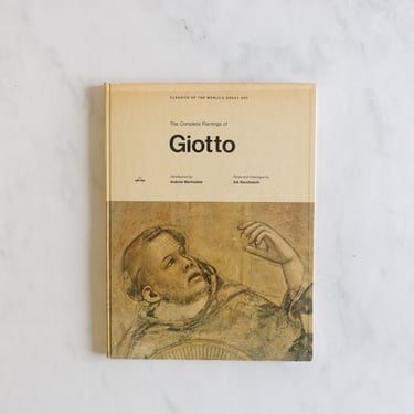 vintage art book, "the complete paintings of Giotto"