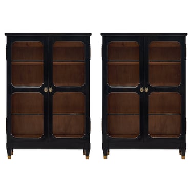 Pair of French “Regence” Style Bookcases