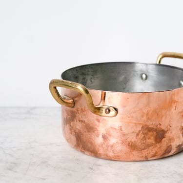 Vintage Copper Stock Pot