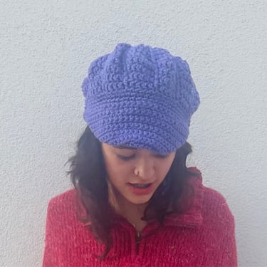 Lavender Crochet Hat