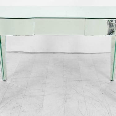 Hollywood Regency Mirrored Small Desk or Vanity