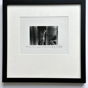 Framed Editioned Photograph Homage to Cavafy Series by Duane Michals