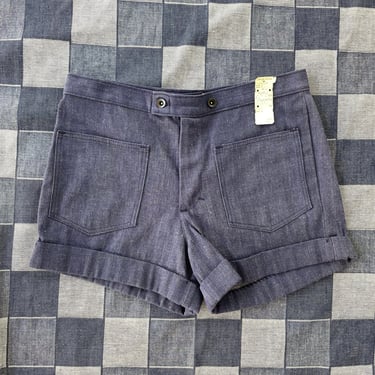 60s/70s deadstock cotton shorts 30W 