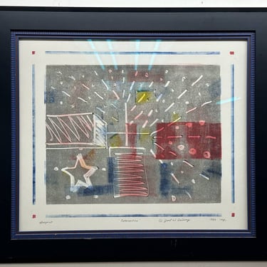 Joel DeTray Signed Monoprint