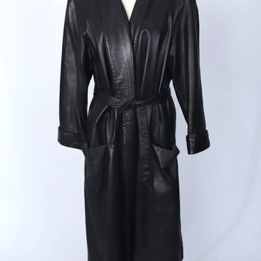 Maxima Lambskin Long Coat