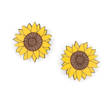 Earrings | Big Sunflower