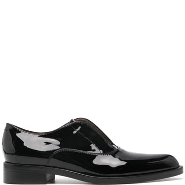 Gianvito Rossi Unisex Baxeter Lace-Up Patent Leather