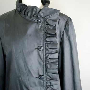 DOWNPOUR - All Weather - Lined - Trench - Raincoat - Circa 1980s - by Downpour - Marked size 16 