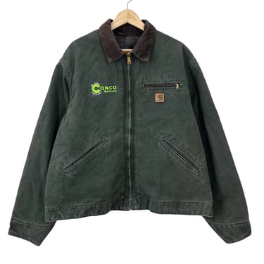 Vintage Carhartt J97 Green Detroit Blanket Lined Jacket XL Excellent Condition
