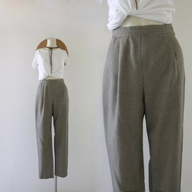 micro houndstooth trousers - 26 