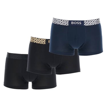 Boss Set Di 3 Boxer Slim Fit In Cotone Elasticizzato Multicolore Men