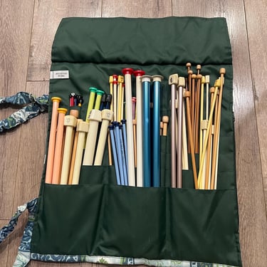 Knitting Needles Various Sizes & Styles Lot With Bag 