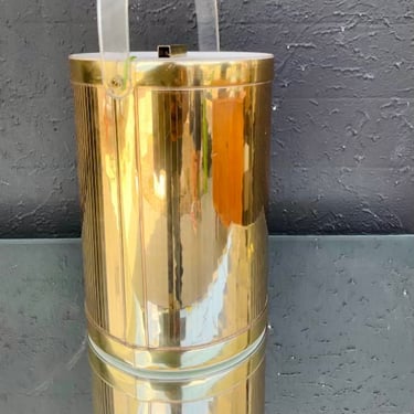 Metallic Gold Ice Bucket