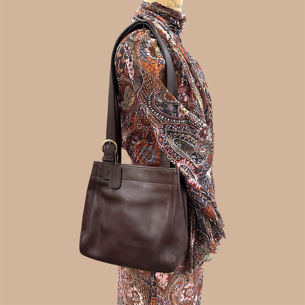 Vintage Coach Waverly Soho Shoulder Bag Retro 1990s | Retrospect 