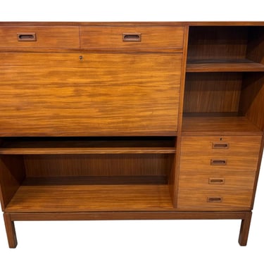 Mid-Century Danish Modern Teak Bar Cabinet 