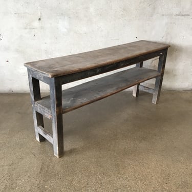 Rustic Black Bench | Urban Americana - Long Beach, CA | ATTIC