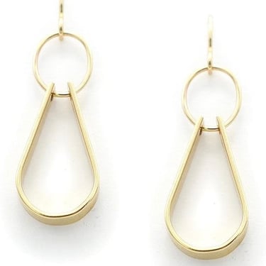 J&I Jewelry | 14kgf Double Drop Earring