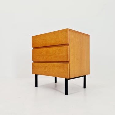 Midcentury German Oak chest of drawers  by Mustring  Möbel 1960s 