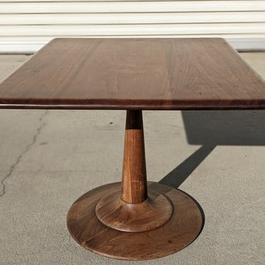 Vintage Mid Century Solid Walnut Side Table | MCM | 60s | Solid | Mod ...