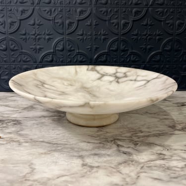 Marble Pedestal Bowl