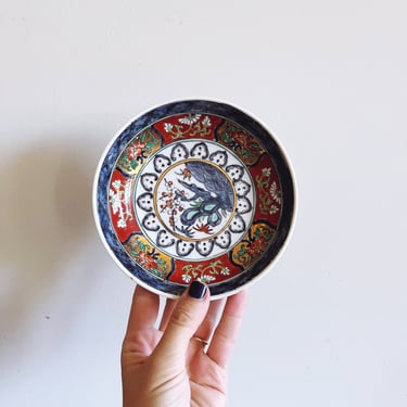 Vintage Japanese Porcelain Ware Painted Dish 