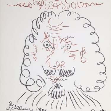 Pablo Picasso, Exhibition Sala Gaspar, Offset Lithograph 