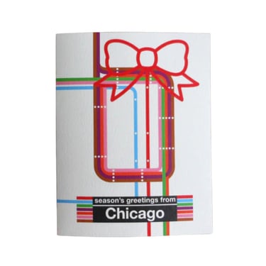 Season's Greetings From Chicago Map Box Set (6)