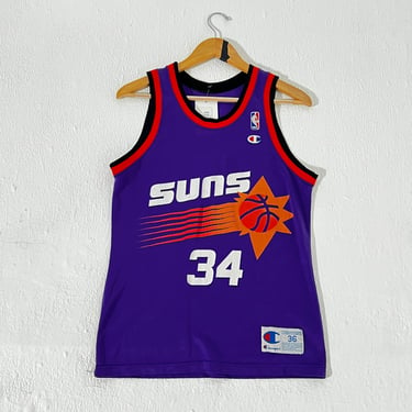 Vintage 1990's Suns Charles Barkley Away Champion Jersey Sz. 36