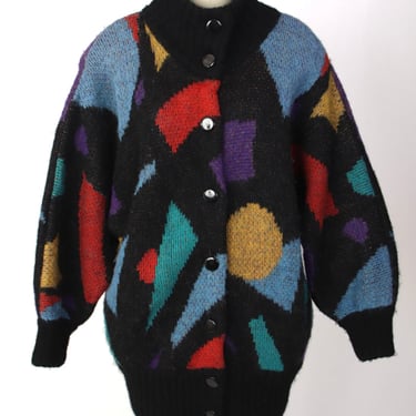 1990s I.B. Diffusion Artists Cardigan