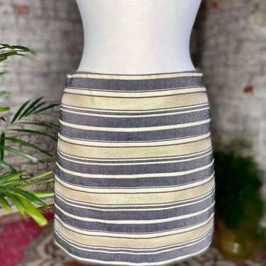 Striped Mini Skirt 