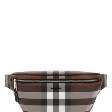 Burberry Man Printed E-Canvas Belt Bag