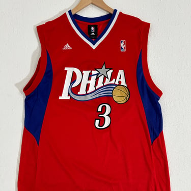 Vintage Allen Iverson Philadelphia 76ers Adidas Jersey Sz. L