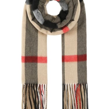 Burberry Unisex Embroidered Cashmere Scarf