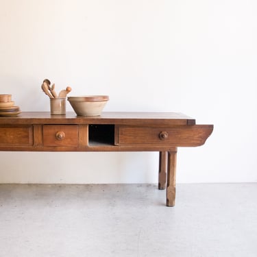 Oak Provencal Draping Table