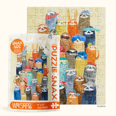 Sloth Party Puzzle Snax- 100pcs