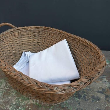 Oval French Laundry Day Basket