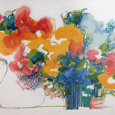 Ronald Julius Christensen, Hot House Flowers, Lithograph 