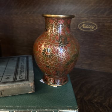 Cloisonne Bud Vase