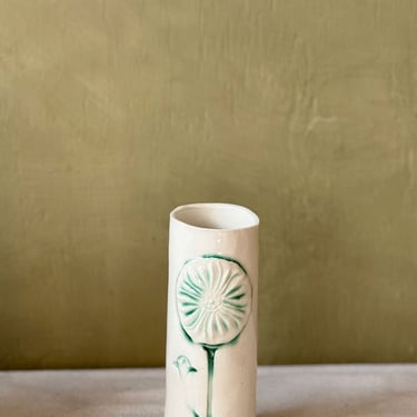 DBO Home + Sentiment Pottery | Short Skinny Cylinder Vase