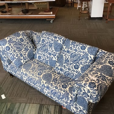 Floral Harvest Blue Couch (Seattle)