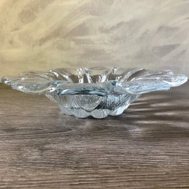 Vintage Holmegaard Denmark flower glass bowl from the Multi Series, Made in Denmark, Mid Century Modern Glass, Copenhagen crystal glass 
