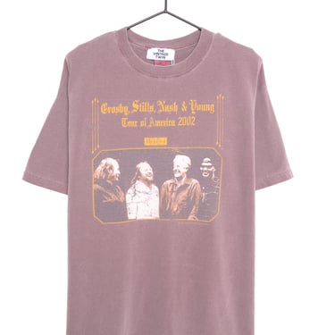 2002 Faded Crosby, Stills, Nash & Young Tee USA