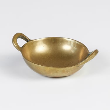 Petite Brass Dish with Handles 