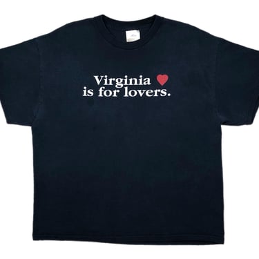 Vintage 90s/Y2K “Virginia is for Lovers” State Slogan Graphic T-Shirt Size Large/XL 