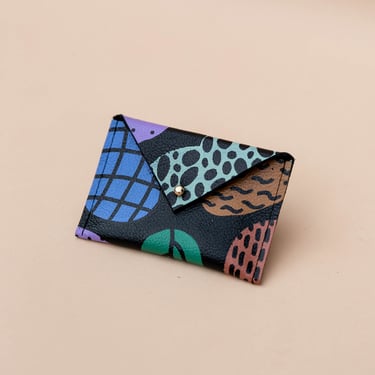 Leather Envelope Wallet - Business Card Holder - Credit Card Holder - Delmas 