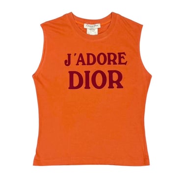 Dior J'Adore Orange + Red Tank